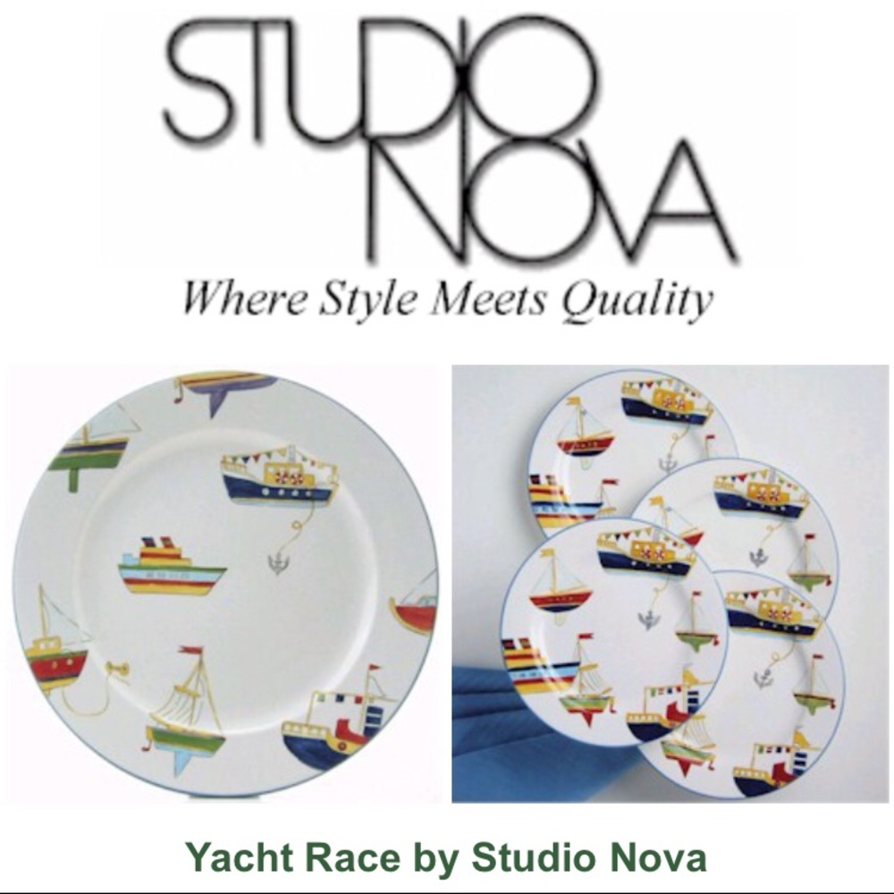 Studio Nova “YACHT RACE” LATTE / coffee MUG! RARE! - Picture 8 of 8